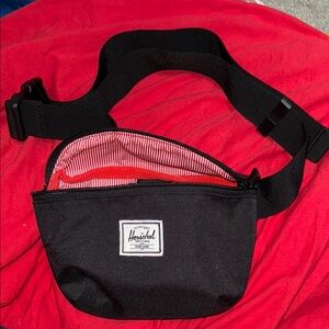 Herschel Supply Company Black Belt Bag Minimalist Design